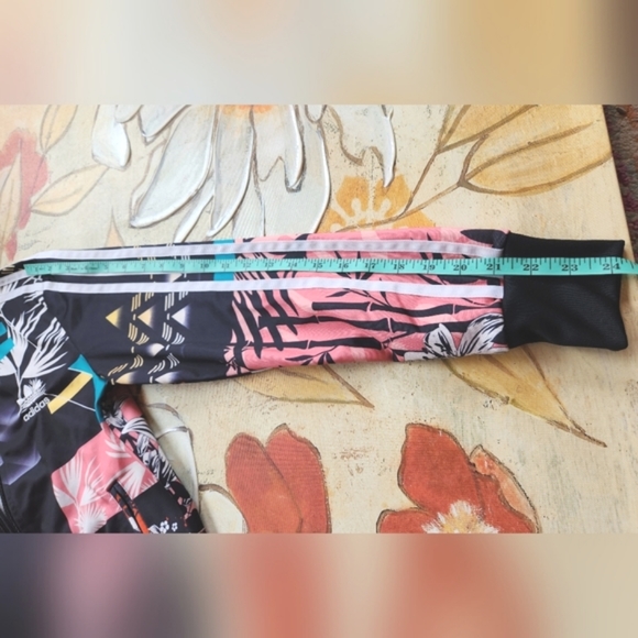 ADIDAS x Farm RIO Black 3 Stripe Trefoil Zip Gym Collect Street Track Jacket XS - Picture 16 of 16